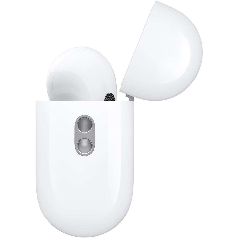 Apple MQD83TY/A AirPods Pro (2nd generation) con base di ricarica Wireless Bluetooth colore bianco