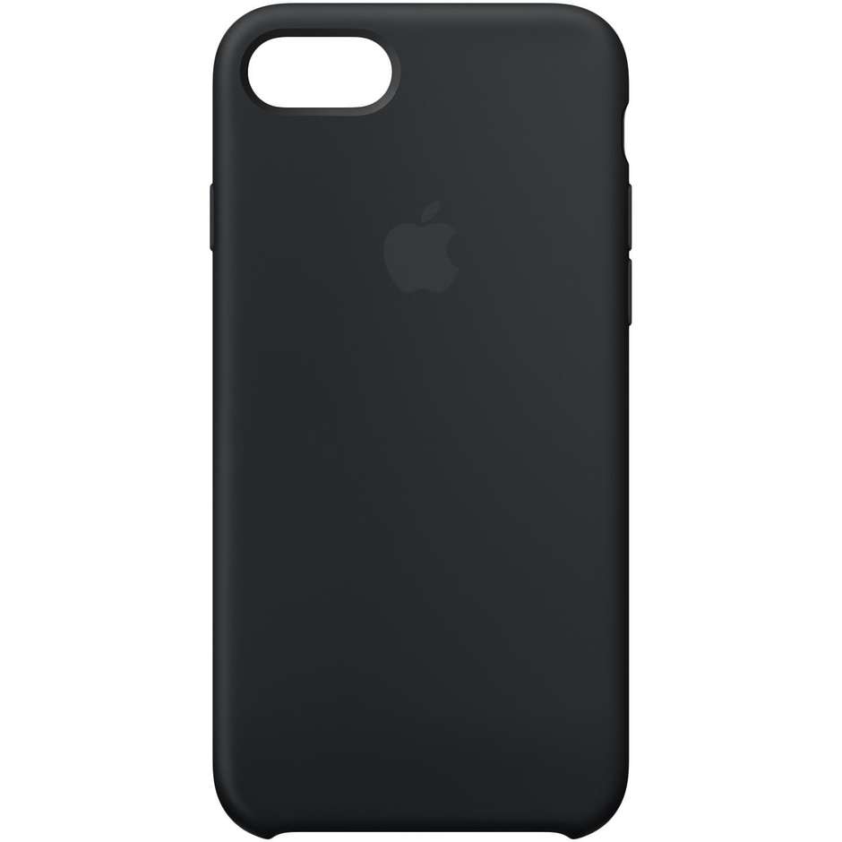 Apple MQGK2ZM/A Cover in silicone per iPhone SE/8/7 colore Nero