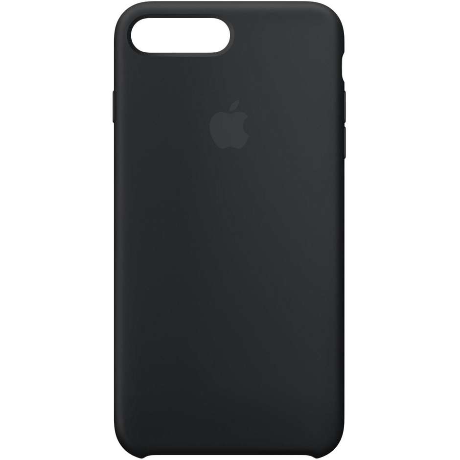 Apple MQGW2ZM/A Cover in silicone per iPhone 8 plus/7 plus colore Nero
