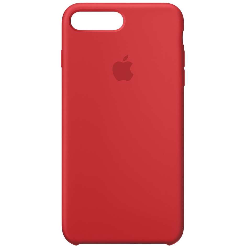 Apple MQH12ZM/A Cover in silicone per iPhone 7 Plus/ 8 Plus colore Rosso