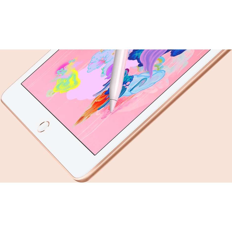 Apple MRM02TY/A iPad 2018 Tablet 9.7" memoria 32 GB Wifi + Cellular 4G-LTE colore Oro