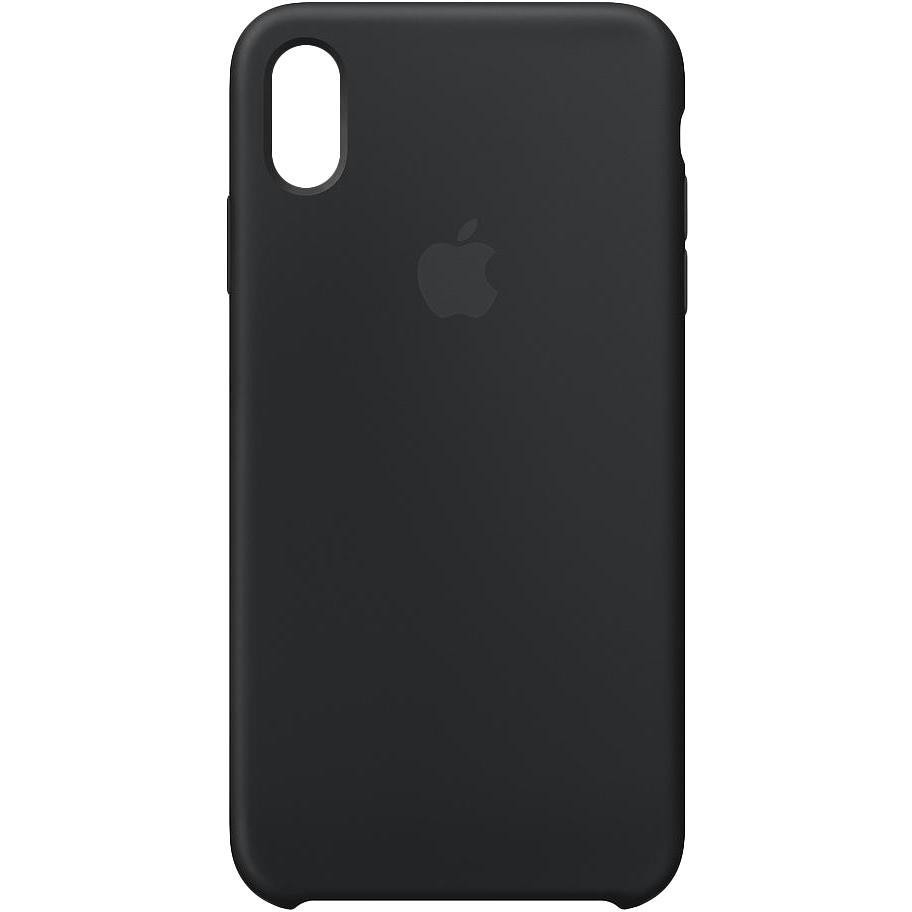 Apple MRWE2ZM/A Cover in silicone per iPhone Xs Max colore Nero