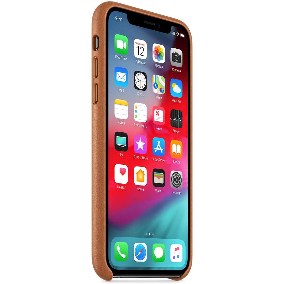 Apple MRWP2ZM/A Cover in pelle per iPhone XS colore Cuoio