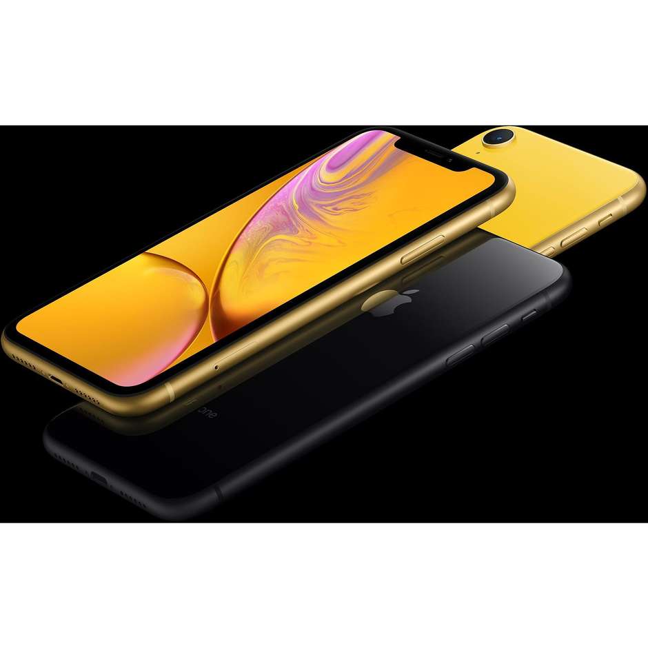 Apple MRY72QL/A iPhone XR Smartphone Display LCD 6,1" Liquid Retina memoria 64 GB Fotocamera 12 MP iOS 12 colore giallo