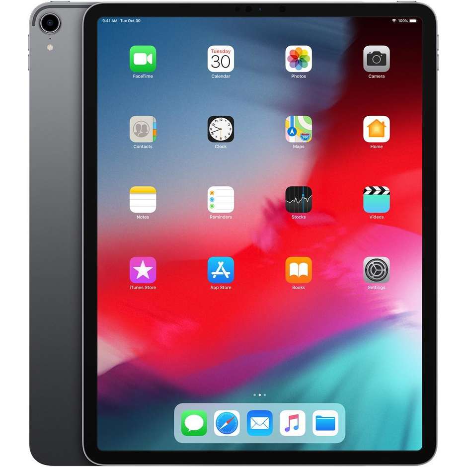 Apple MTFL2TY/A Ipad Pro 12,9" Tablet A12X Memoria 256GB WiFi iOS 12 Colore Grigio Siderale