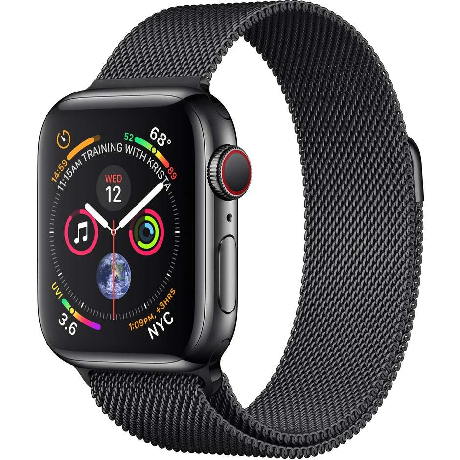 Apple MTVM2TY/A Watch Series 4 Smartwatch 40 mm GPS + Cellular Bluetooth Wi-fi colore nero siderale