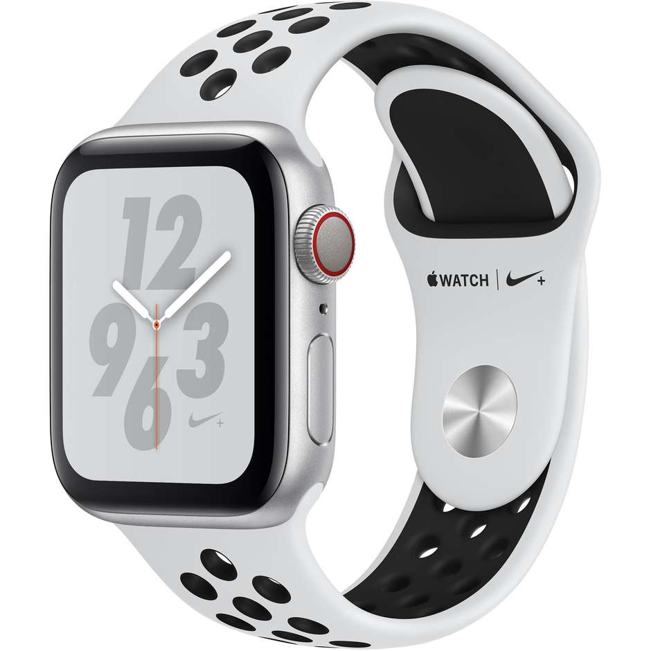 Apple MTX62TY/A Series 4 Smartwatch Nike+ 40 mm Wifi + Cellular 4G Bluetooth colore Platino,Nero