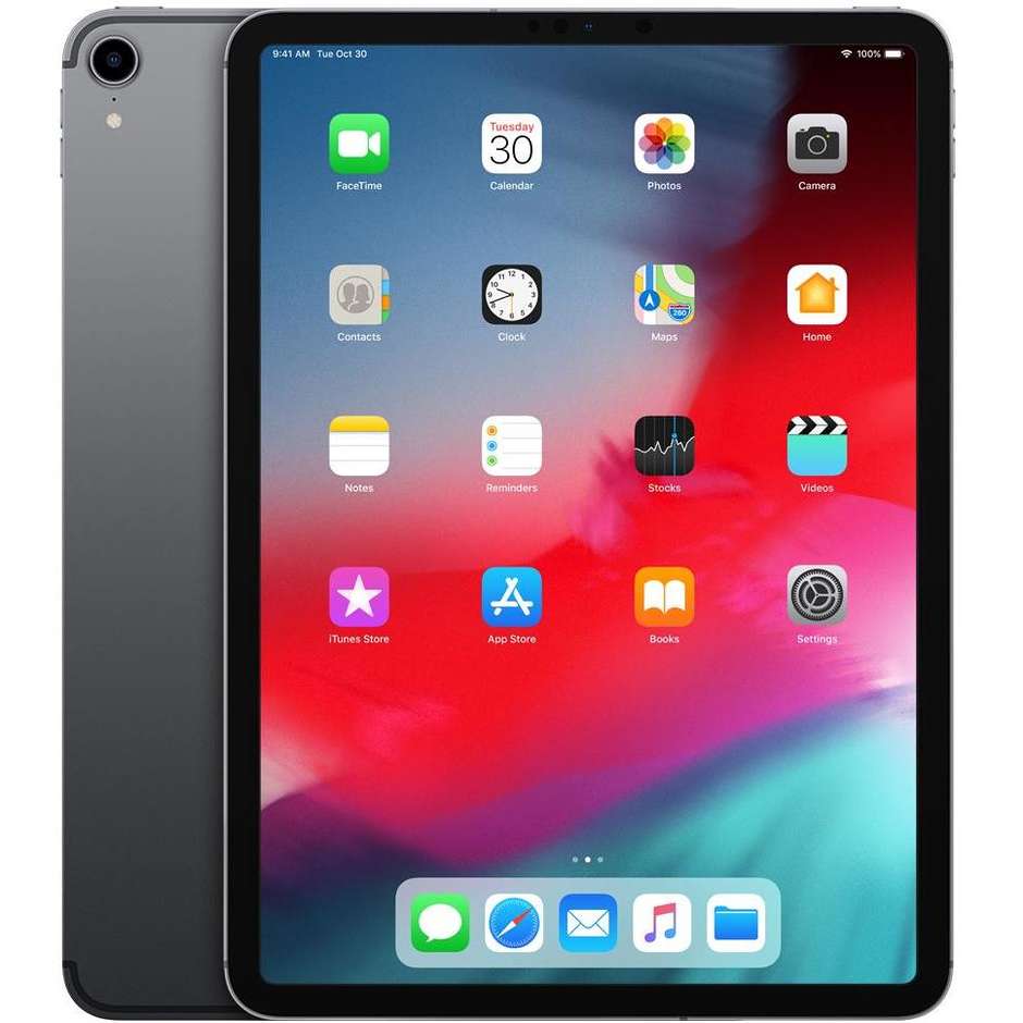 Apple MU1F2TY/A Ipad Pro 11" Tablet Wifi + Cellular Memoria 512GB Colore space grey