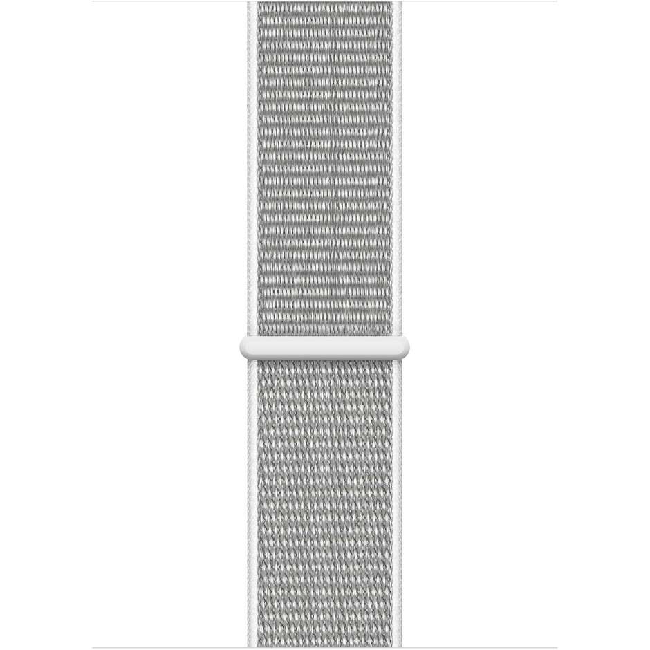 Apple MU652TY/A Series 4 Smartwatch 40 mm GPS Wifi Bluetooth cassa in alluminio color argento e cinturino Sport Loop conchiglia