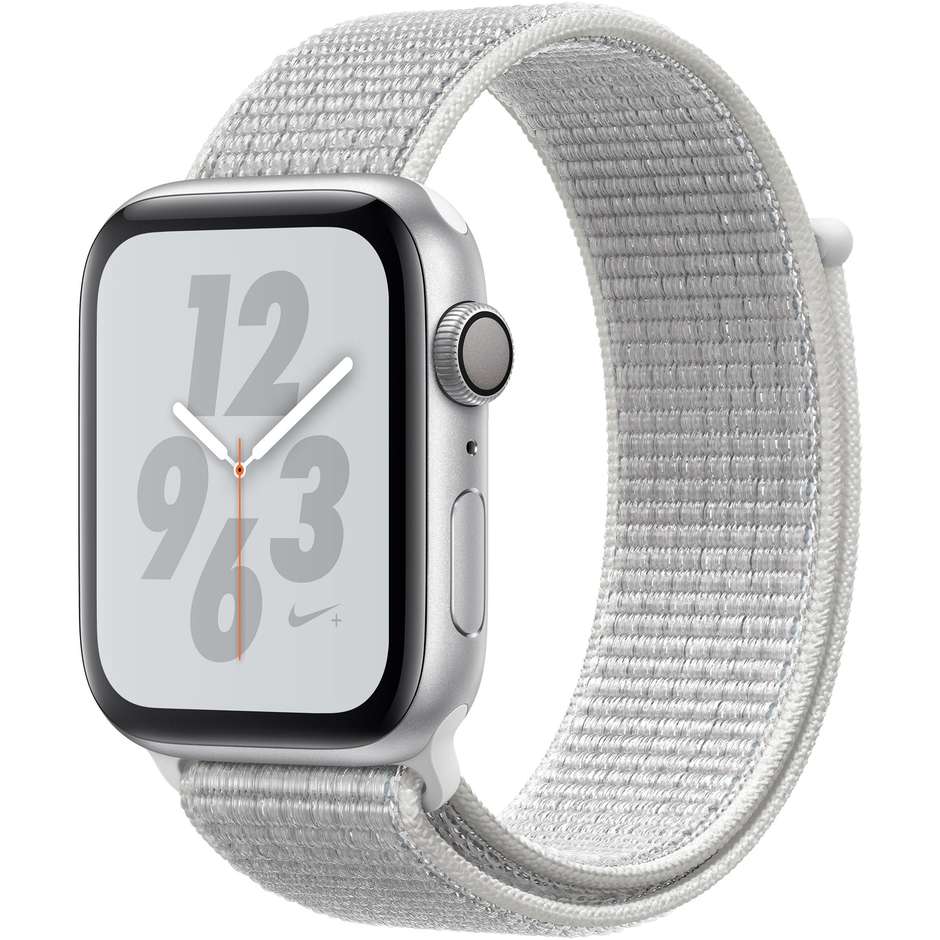 Apple MU7H2TY/A Series 4 Smartwatch Nike+ 44 mm GPS Wifi Bluetooth colore Argento, Bianco