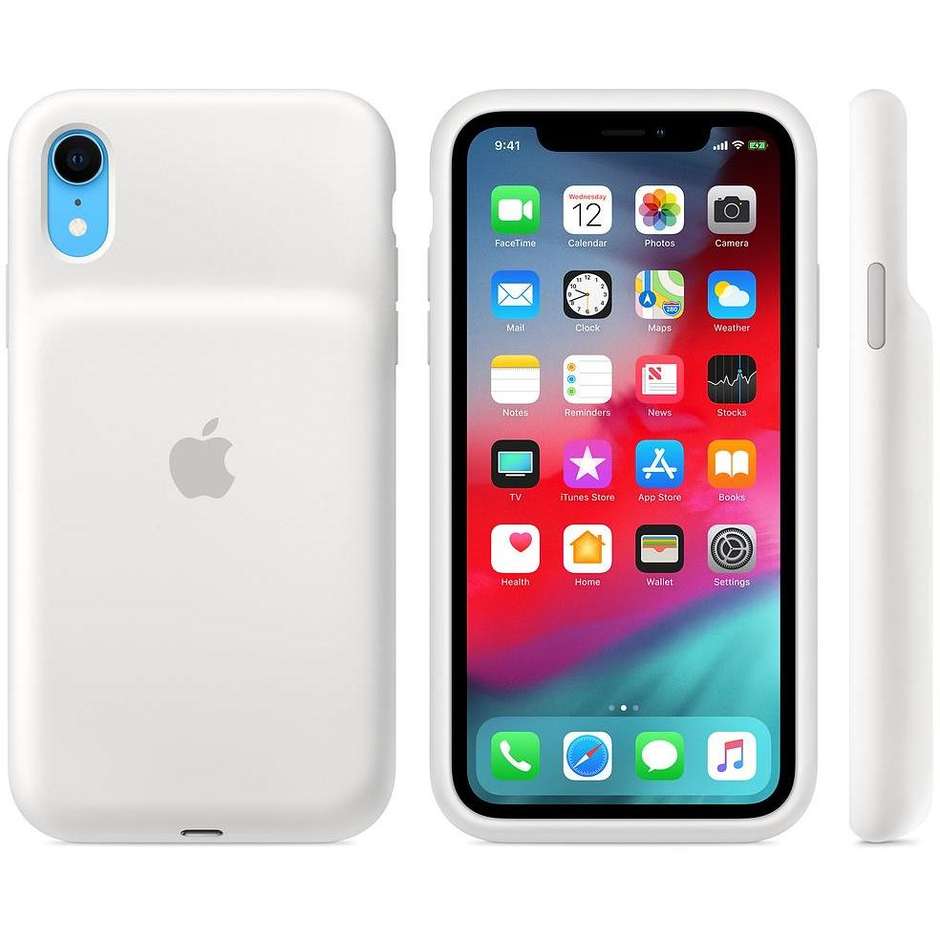 Apple MU7N2ZM/A Smart Battery Case per iPhone XR colore bianco