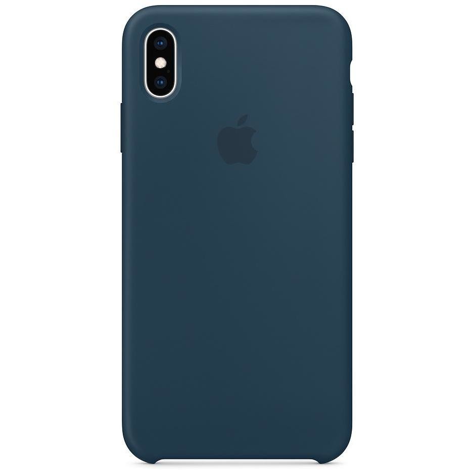 Apple MUJQ2ZM/A Cover in silicone per iPhone XS Max colore Pacific Green