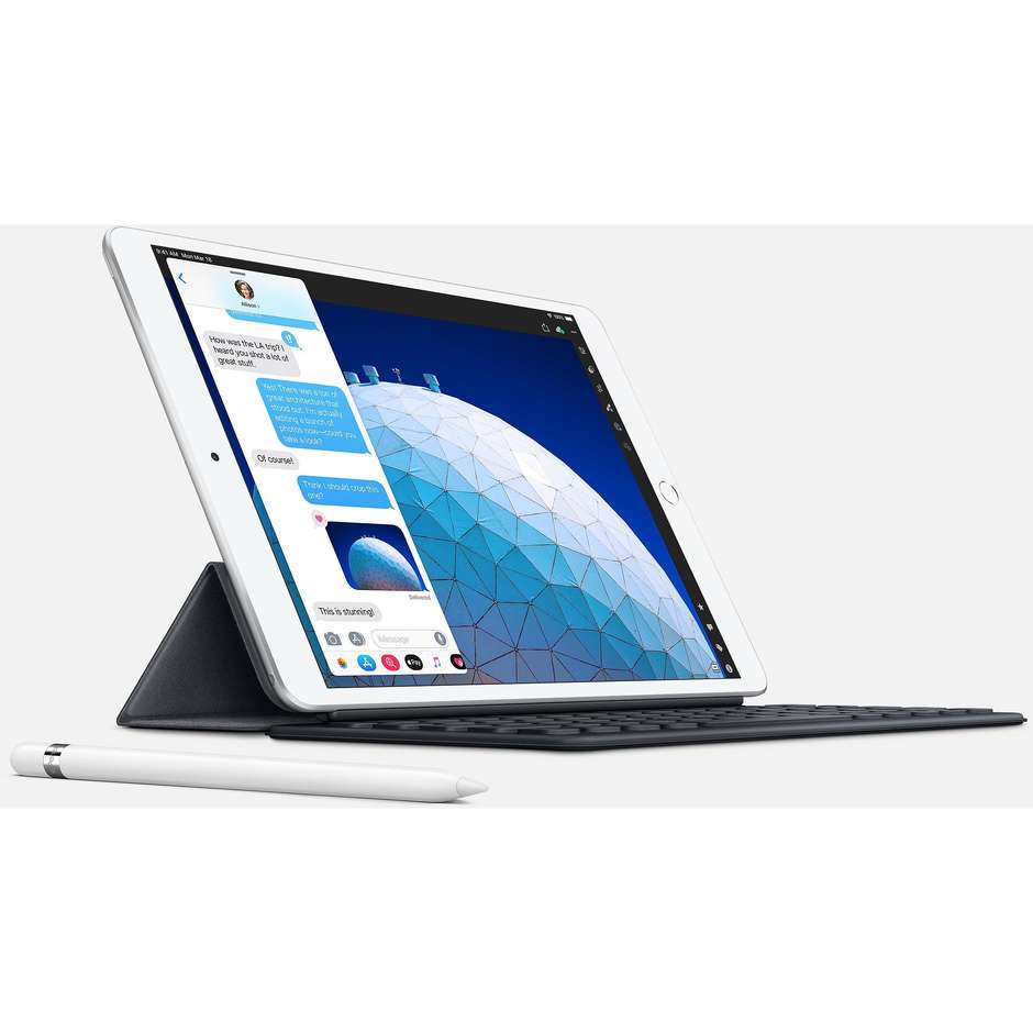 Apple MV0E2TY/A iPad Air Tablet 10,5" memoria 64 GB Wifi + Cellular 4G colore Argento