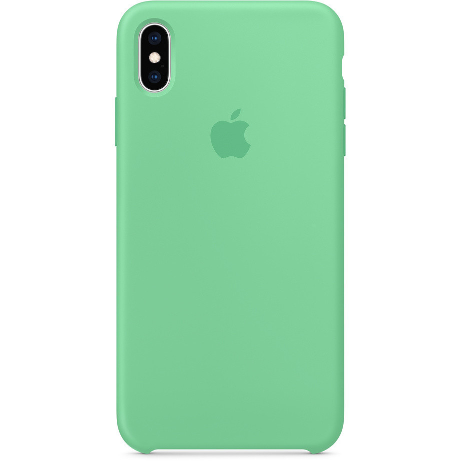 Apple MVF82ZM/A Custodia in silicone per iPhone XS Max colore verde menta