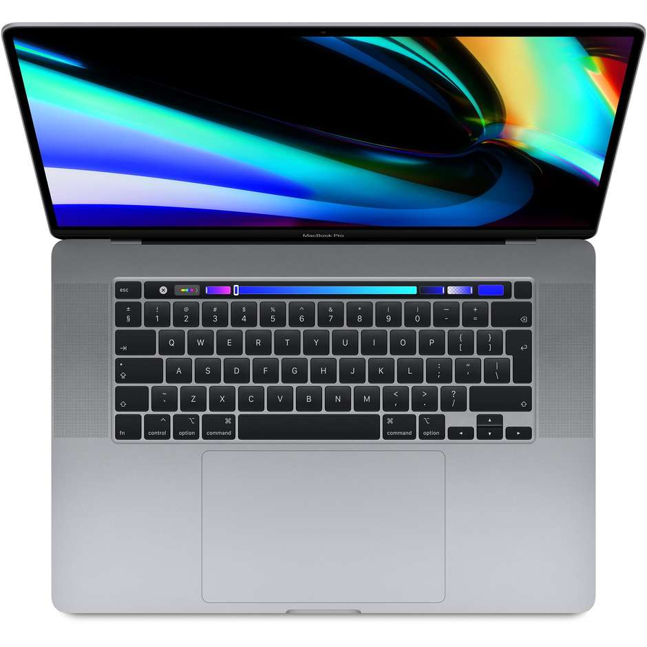 Apple MVVJ2T/A Macbook Pro intel-core i7 Ram 16 Gb SSD 512 Gb 16'' colore grigio siderale