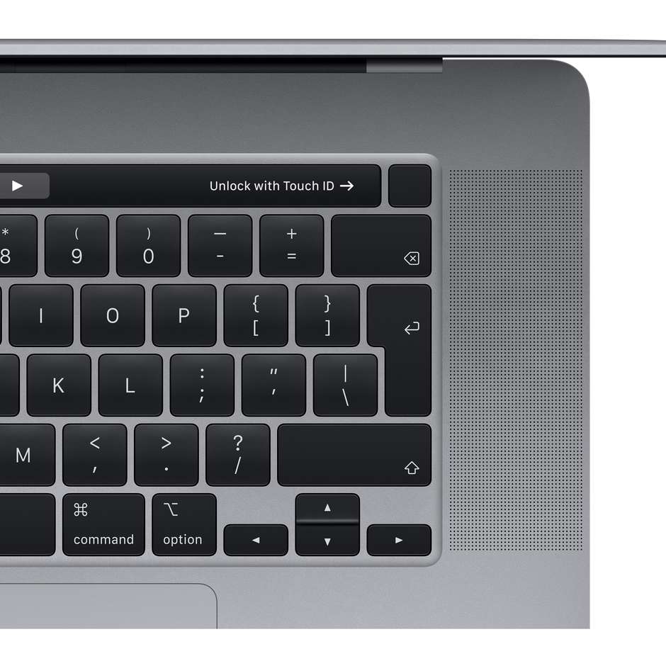 Apple MVVJ2T/A Macbook Pro intel-core i7 Ram 16 Gb SSD 512 Gb 16'' colore grigio siderale