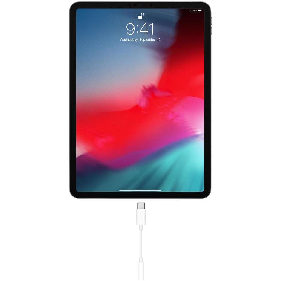 Apple MW2Q3ZM/A Adattatore da USB-C a Jack Cuffie 3.5mm Audio Bianco