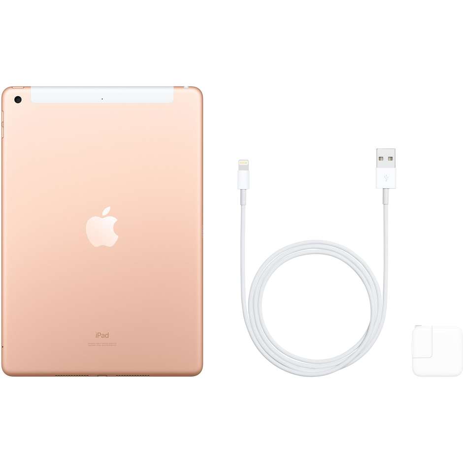 Apple MW6D2TY/A iPad Tablet 10.2" Memoria 32 GB Wifi 4G iPadOS colore Oro