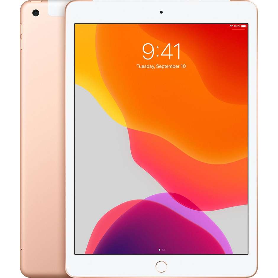 Apple MW6G2TY/A iPad Tablet 10.2" Memoria 128 GB Wifi 4G iPadOS colore Oro