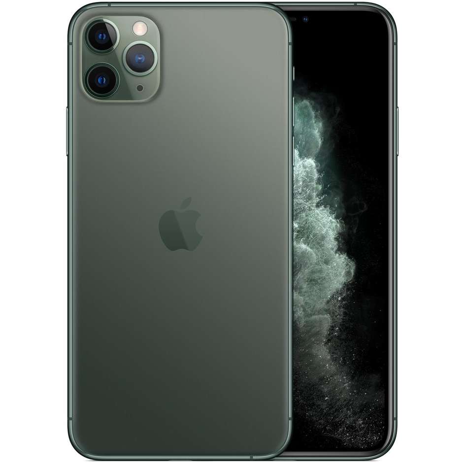 Apple MWHH2QL/A iPhone 11 Pro Max Smartphone 6.5" memoria 64 GB iOS 13 colore verde/green