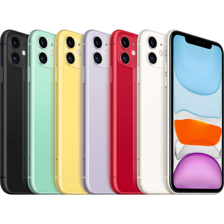 Apple MWLY2QL/A iPhone 11 Smartphone 6.1" memoria 64 GB iOS 13 colore verde