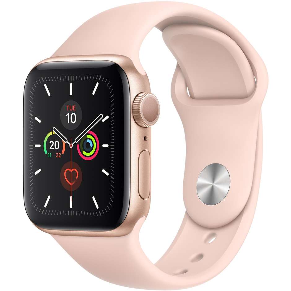 Apple MWV72TY/A Watch 5 Smartwatch 40 mm GPS Wifi Bluetooth colore Oro rosa