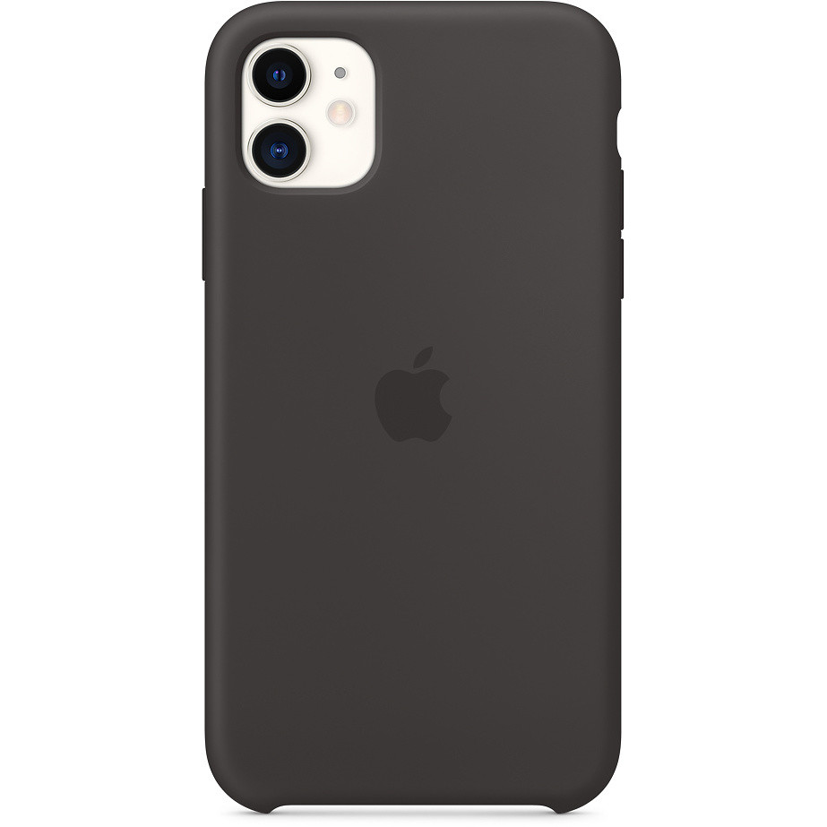 Apple MWVU2ZM/A Custodia in silicone per iPhone 11 colore nero