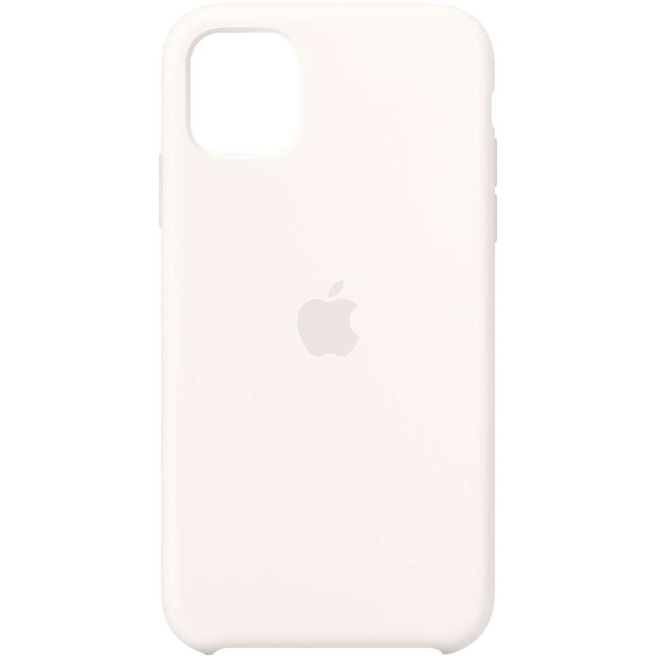 Apple MWVX2ZM/A Cover in silicone per iPhone 11 colore Bianco panna