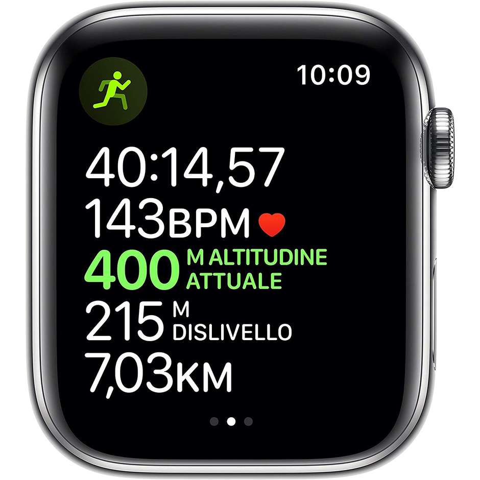 Apple MWWG2TY/A Watch Series 5 Smartwatch 44 mm GPS + cellular acciaio inox
