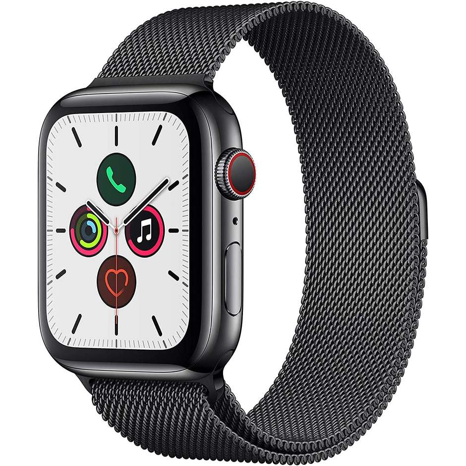 Apple MWWL2TY/A Watch Series 5 Smartwatch 44 mm GPS + cellular acciaio nero