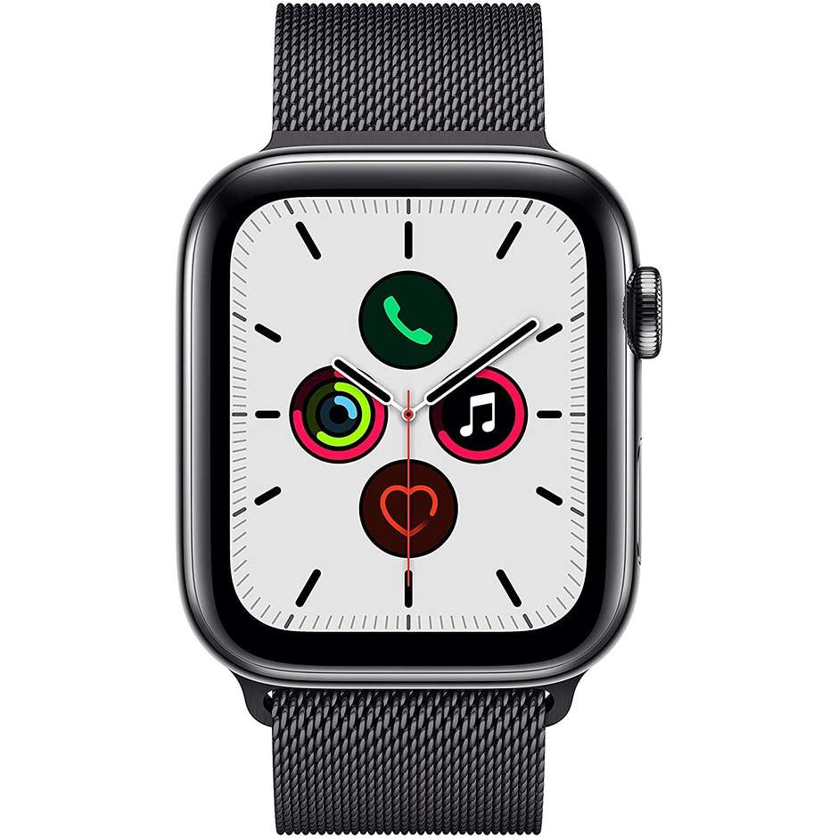Apple MWWL2TY/A Watch Series 5 Smartwatch 44 mm GPS + cellular acciaio nero