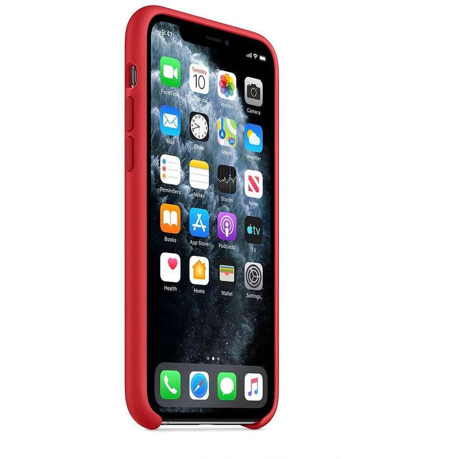 Apple MWYH2ZM/A Cover in silicone per iPhone 11 Pro colore rosso