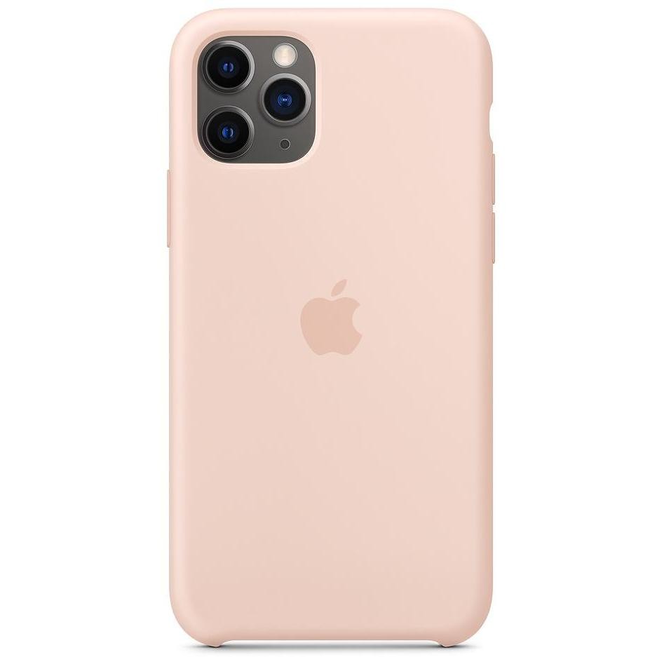Apple MWYM2ZM/A Cover in silicone per iPhone 11 Pro colore Rosa sabbia