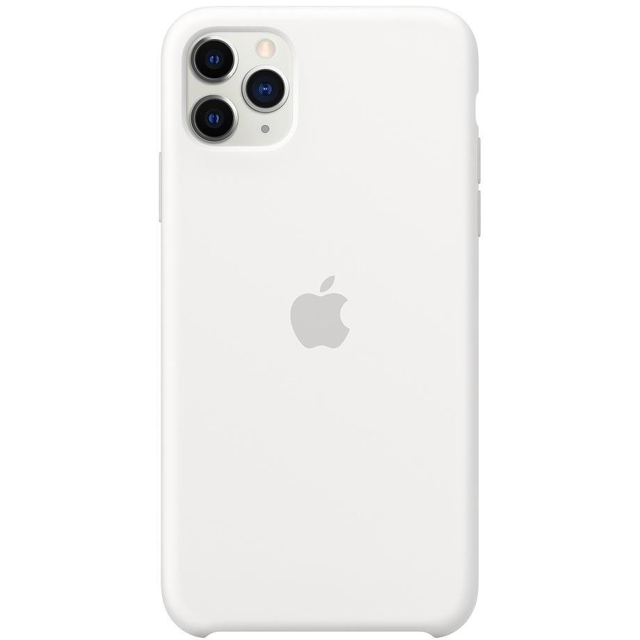 Apple MWYX2ZM/A Cover in silicone per iPhone 11 Pro Max colore Bianco