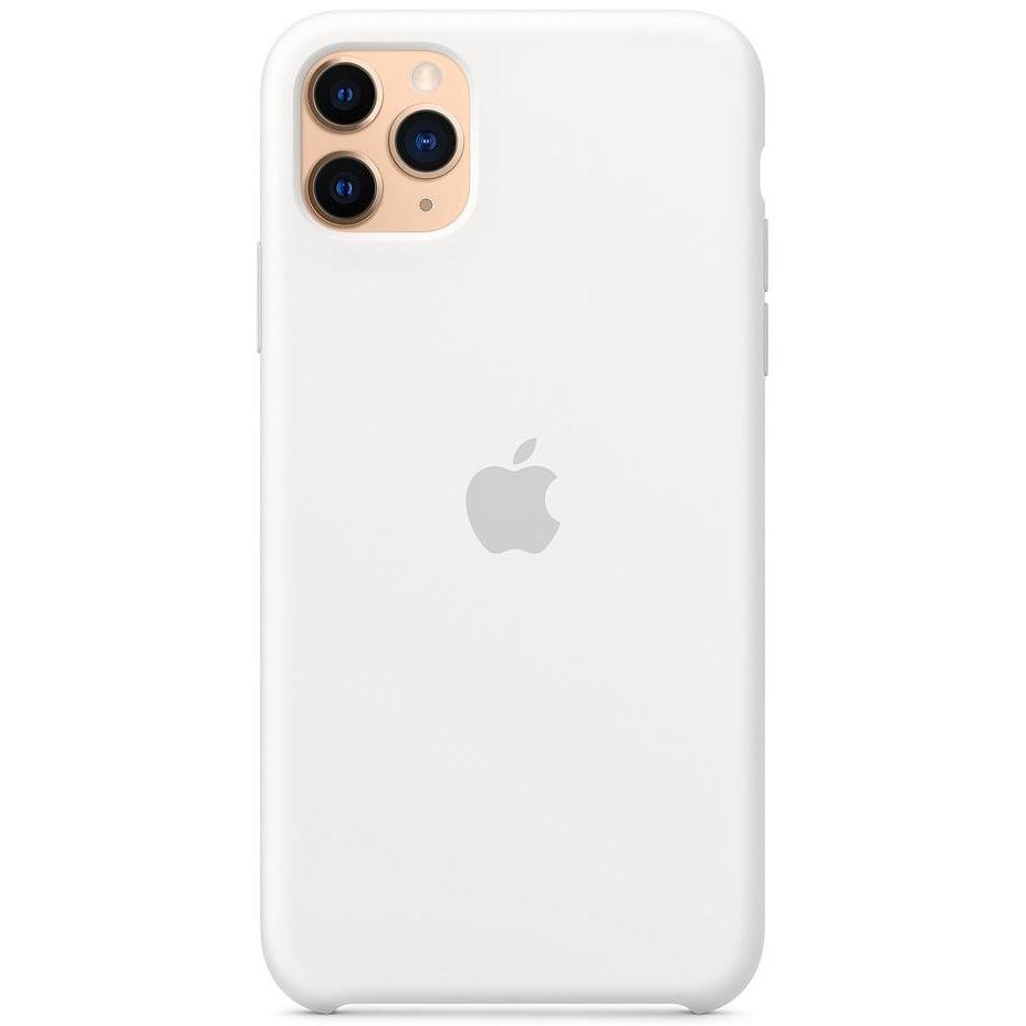 Apple MWYX2ZM/A Cover in silicone per iPhone 11 Pro Max colore Bianco