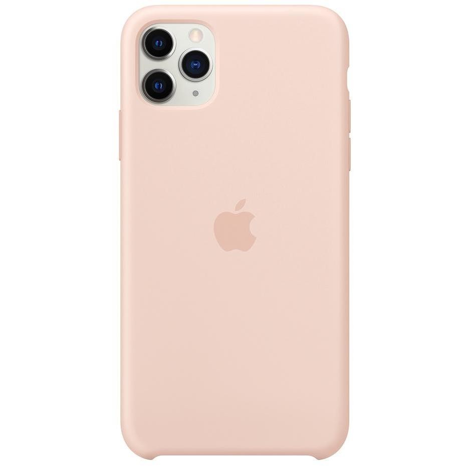 Apple MWYY2ZM/A Cover in silicone per iPhone 11 Pro Max colore Rosa sabbia
