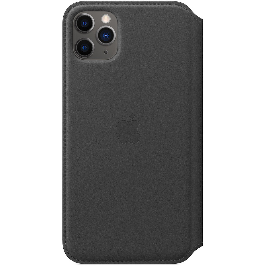 Apple MX082ZM/A Custodia folio in pelle per iPhone 11 Pro Max colore Nero