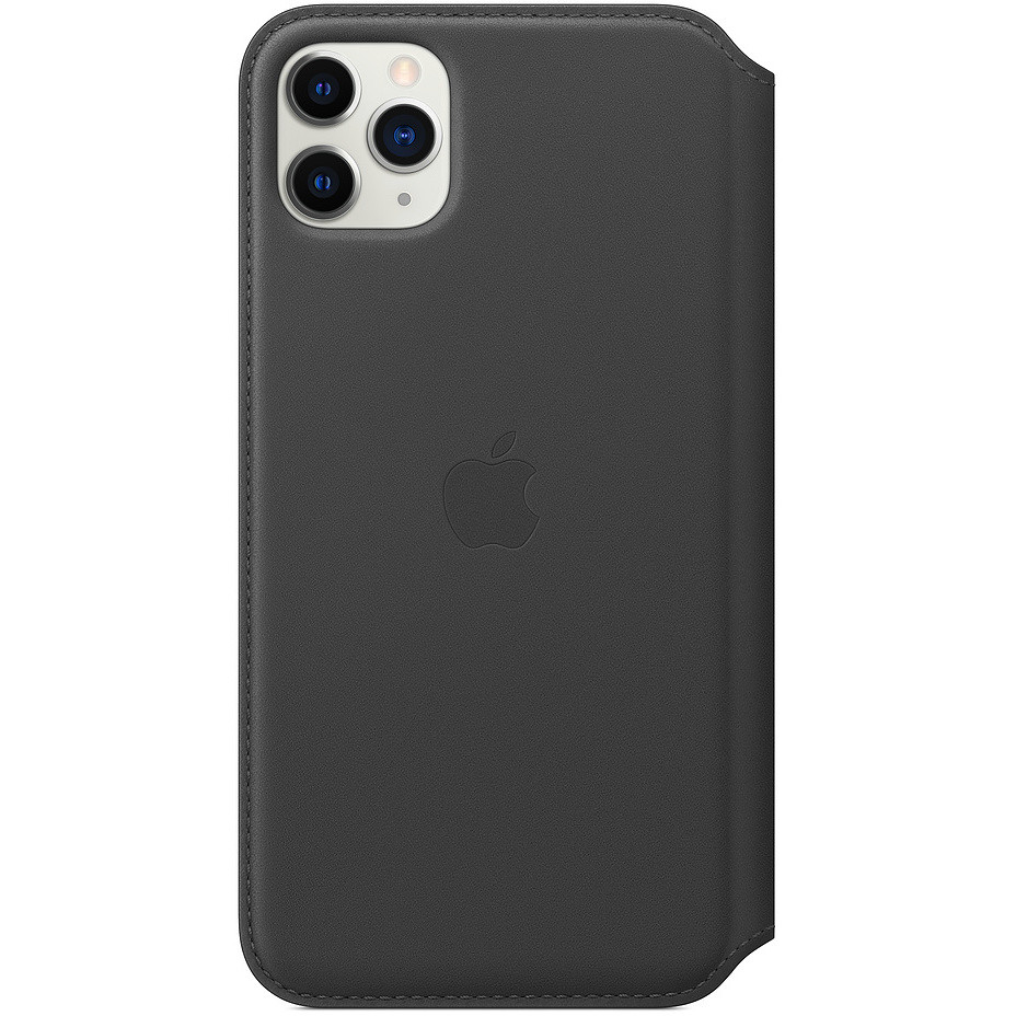 Apple MX082ZM/A Custodia folio in pelle per iPhone 11 Pro Max colore Nero