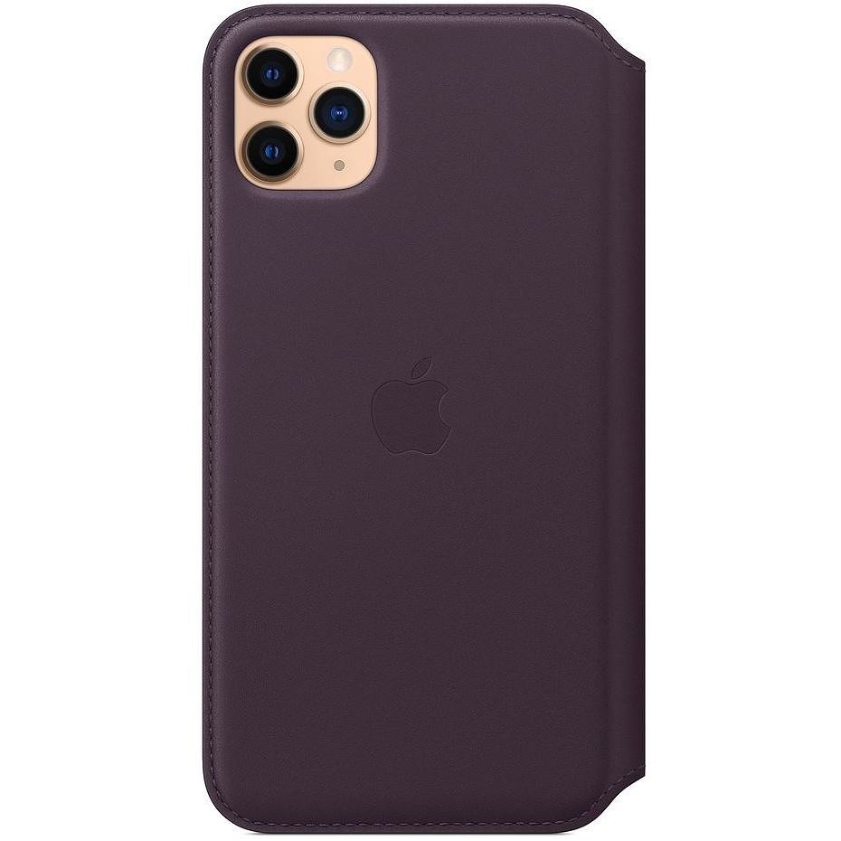 Apple MX092ZM/A Custodia folio in pelle per iPhone 11 Pro Max colore Melanzana