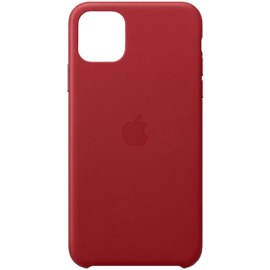 Apple MX0F2ZM/A Cover in pelle per iPhone 11 Pro Max colore rosso