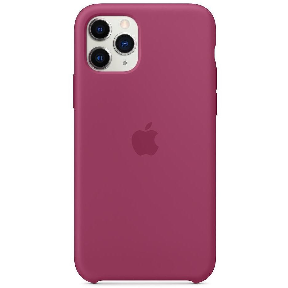 Apple MXM62ZM/A Cover in silicone per iPhone 11 Pro colore Melagrana