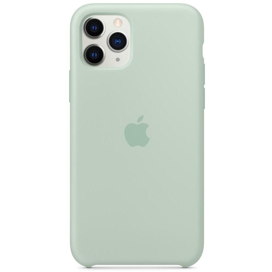 Apple MXM72ZM/A Cover in silicone per iPhone 11 Pro colore Berillo