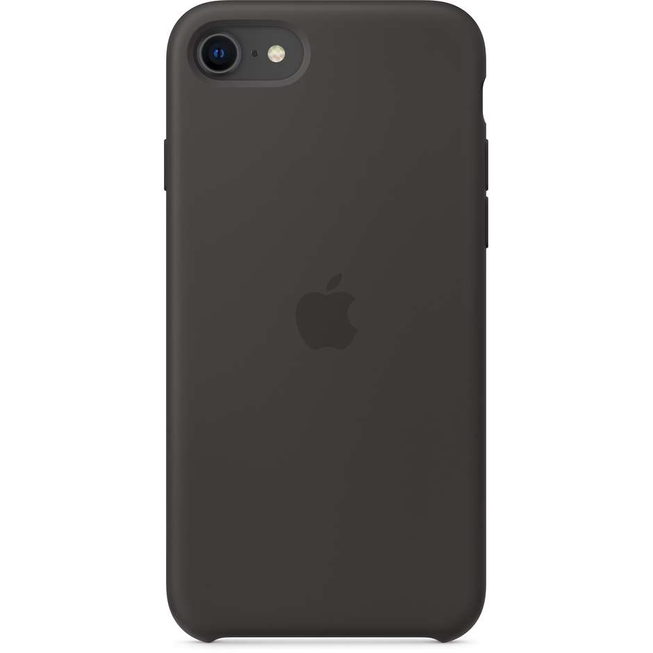 Apple MXYH2ZM/A Cover in silicone per iPhone SE colore Nero