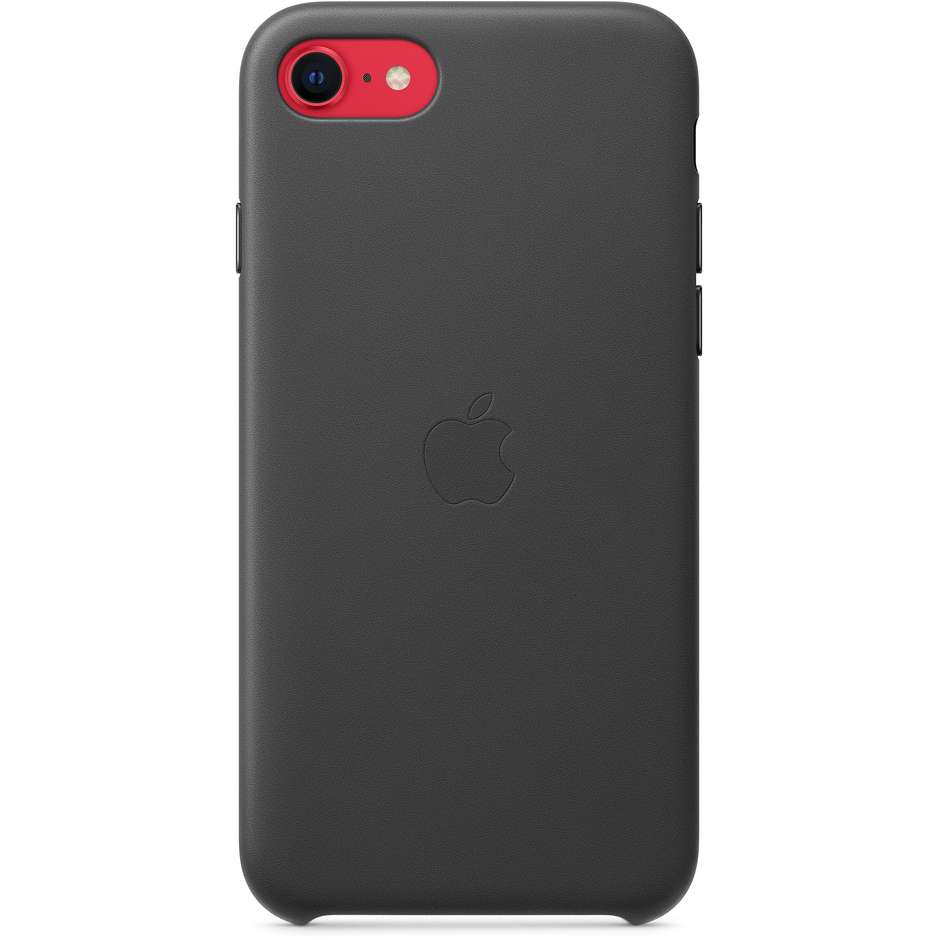 Apple MXYM2ZM/A Cover in pelle per iPhone SE colore nero