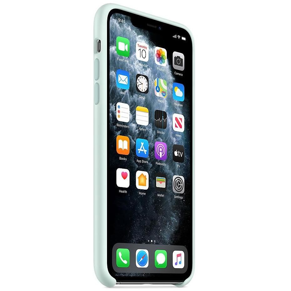 Apple MY102ZM/A cover per iPhone 11 Pro Max colore verde acqua