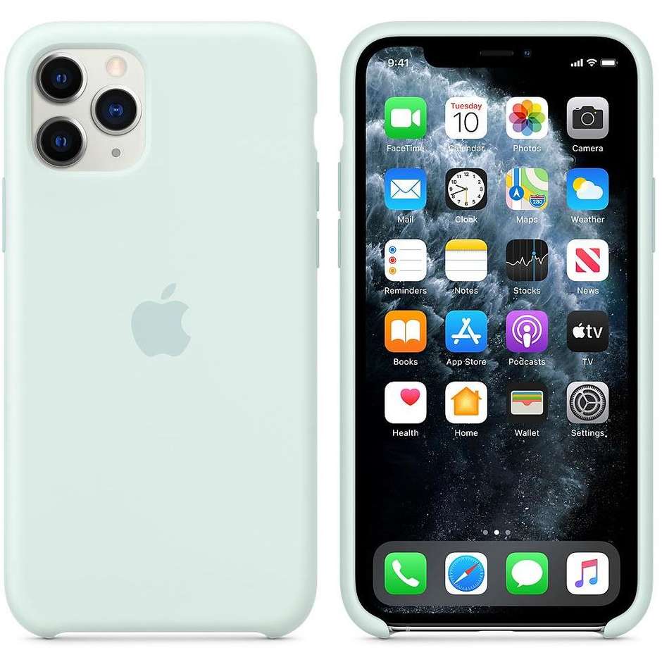 Apple MY152ZM/A cover per iPhone 11 Pro colore verde acqua