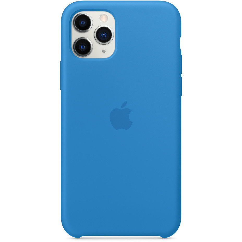 Apple MY1F2ZM/A Custodia in silicone per iPhone 11 Pro colore Surf