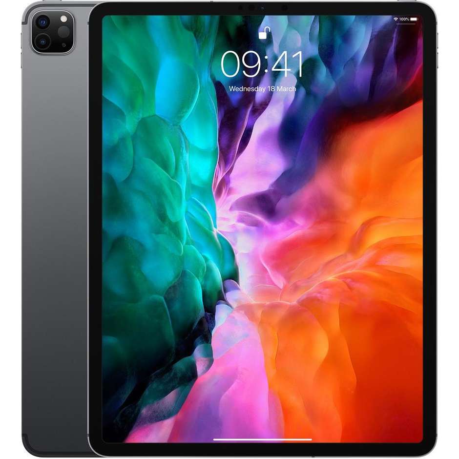 Apple MY3C2TY/A iPad Pro Tablet 12.9" Memoria 128 GB Wifi 4G iPadOS colore Grigio Siderale