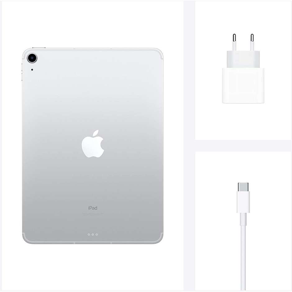 Apple MYGX2TY/A iPad Air Notebook 10.9" Memoria 64 GB Wifi 4G LTE colore Argento