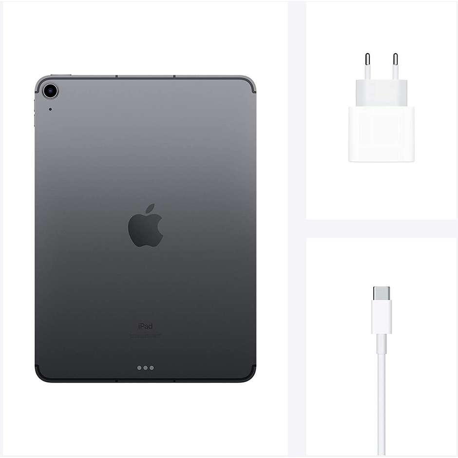 Apple MYH22TY/A iPad Air Tablet 10.9" Memoria 256 GB Wifi 4G LTE colore Space Grey